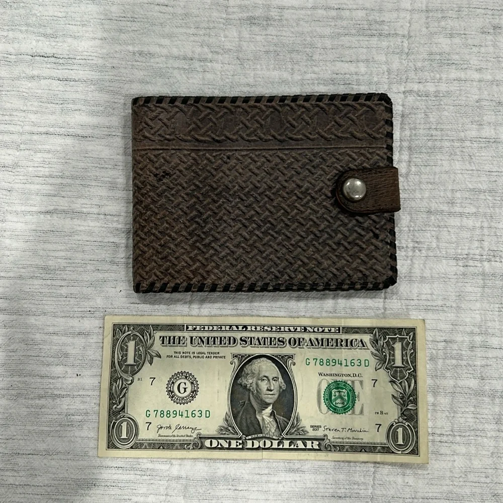Vintage leather wallet